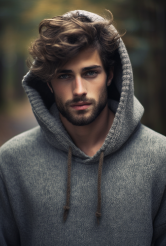 airbeagle_a_young_man_wearing_a_gray_sweater_with_a_hood_neck_o_48e859f0-a29e-436c-9802-ad9c2b4d7b8a