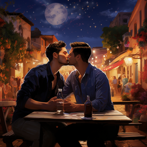 airbeagle_2_gay_men_kissing_while_sitting_at_a_cafe_in_a_Spanis_ad4c3a39-a336-484c-8f9b-7a317626e826