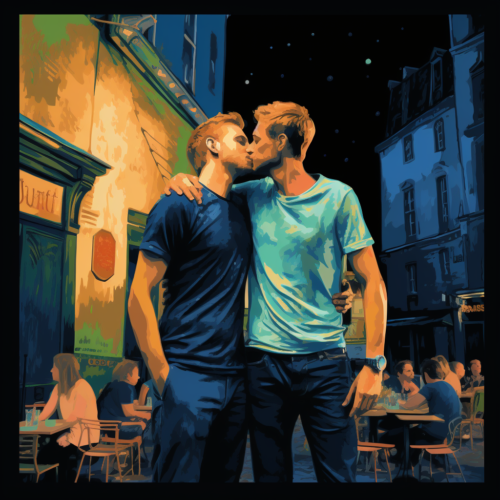 airbeagle_two_gay_young_men_kissing_at_a_sidewalk_cafe_in_t-shi_de582089-1e6c-4cde-8535-9c88a08bf6b6